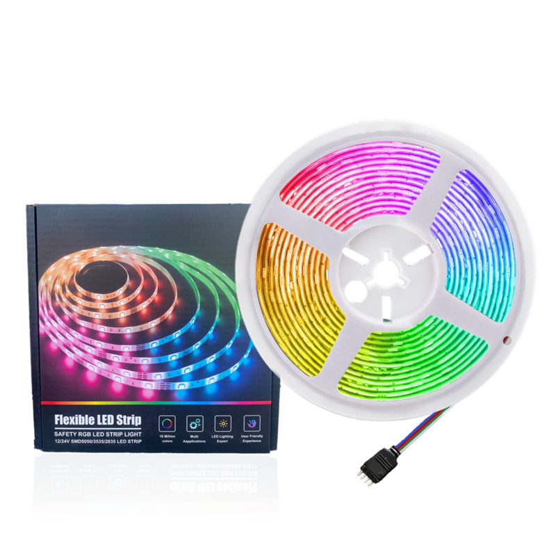 Kit Band LED, Roled®, 10 Metri, 5050 RGB, 12V, Wi-Fi, Aplicatie dedicata