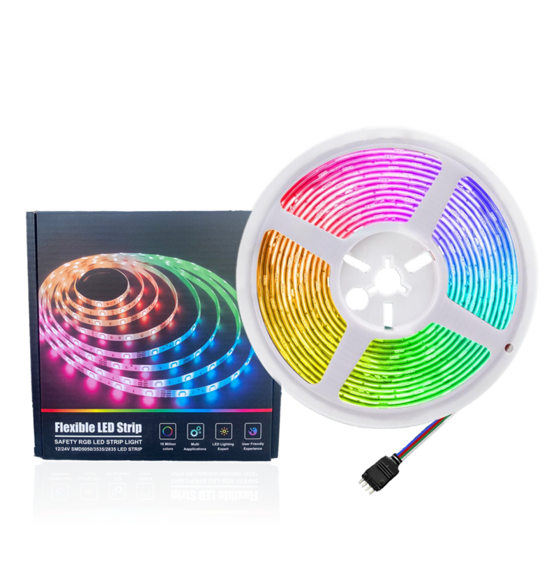 Kit Band LED, Roled®, 10 Metri, 5050 RGB, 12V, Wi-Fi, Aplicatie dedicata